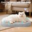 Namsan Katzenbett Hundebett Sanft Katzenkissen Plüsch Wärmematte für Kleinen Hunde/Katze/Hasen, Gray
