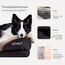 Joyelf Hundebett aus Memory-Schaum, orthopädisches Hundebett & Sofa mit abnehmbarem, waschbarem Bezug und Quietschspielzeug als Geschenk