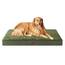 EHEYCIGA Orthopädisches Hundebett Grosse Hunde XL 112x81x9cm, Hundekissen Waschbar Flauschig, Hundematte Hundematratze für Kiste, Olive Grün