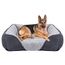JOEJOY Hundebett XXL für Grosse Hunde, Hundekorb Waschbar, rutschfest HundeköRbchen, Bequem Anti Stress Hundebetten Grosse Hunde, 106x80x23cm