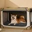 BEDSURE Hundebett Waschbar Groß - Hundekissen Bett Beruhigende Hundematratze mit Rutschfestem Boden, Warmes Kissen für Große Haustiere, Grau, 89x58x8cm
