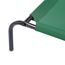 Amazon Basics Kühlendes erhöhtes Hund Haustierbett, Grün, Größe L, L 130 x B 80 x H 19 cm