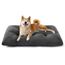 BEDSURE Hundebett Waschbar Groß - Hundekissen Bett Beruhigende Hundematratze mit Rutschfestem Boden, Warmes Kissen für Große Haustiere, Grau, 89x58x8cm