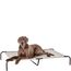 Amazon Basics Kühlendes erhöhtes Hund Haustierbett, XL, Grau, L 153 x B 94 x H 23 cm