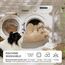 BEDSURE Hundebett Waschbar Groß - Hundekissen Bett Beruhigende Hundematratze mit Rutschfestem Boden, Warmes Kissen für Große Haustiere, Kamel, 89x58x8cm