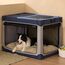 BEDSURE Hundebett Waschbar Groß - Hundekissen Bett Beruhigende Hundematratze mit Rutschfestem Boden, Warmes Kissen für Große Haustiere, Kamel, 89x58x8cm