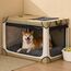 BEDSURE Hundebett Waschbar Groß - Hundekissen Bett Beruhigende Hundematratze mit Rutschfestem Boden, Warmes Kissen für Große Haustiere, Grau, 89x58x8cm