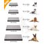KSIIA Orthopädisches Hundebett XXL, Hundekissen Grosse Hunde Waschbar 121x75cm, Hundebetten mit Abnehmbarer Deckel, Hundematte Doppelseitig Wendbare, Dunkelgrau