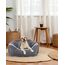 JOEJOY Hundebett Grosse Hunde, Hundekorb mit Herausnehmbar Decke, Hundebetten Cord Flauschiges Waschbar, rutschfest Hundekörbchen, Hundesofa mit Hohem Rand Passt bis zu 27kg Haustiere(89x64x23cm)