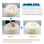 Hundebett Katzenbett Flauschig Rund aus Plüsch - Donut Kuscheliges Hundekissen Hundekorb Waschbar S/M/L/XL/XXL für Kleine, Mittelgroße und Große Hunde, Katzen und Andere Haustiere (S-40cm, Braun)