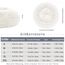 Hundebett Katzenbett Flauschig Rund aus Plüsch - Donut Kuscheliges Hundekissen Hundekorb Waschbar S/M/L/XL/XXL für Kleine, Mittelgroße und Große Hunde, Katzen und Andere Haustiere (S-40cm, Weiß)