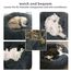 Hundebett Katzenbett Flauschig Rund aus Plüsch - Donut Kuscheliges Hundekissen Hundekorb Waschbar M/L/XL/XXL/3XL für Mittelgroße und Große Hunde, Katzen und Andere Haustiere (3XL-100cm, Dunkelgrau)