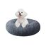 Nisrada Hundebett für kleine, mittelgroße und große Hunde, 50cm, waschbar, rund, gemütlich, weich, Haustierbett für Welpen und Kätzchen, mit Rutschfester Unterseite