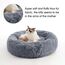 WESTERN HOME WH Beruhigendes Hunde- und Katzenbett, Anti-Angst, Donut-Kuschelbett, wärmend, gemütlich, weich, rund, flauschiges Kunstfell-Plüschkissen für kleine, mittelgroße Hunde und Katzen (50,8