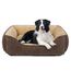 JOEJOY Hundebett Mittelgroße Hunde, Hundekorb Waschbar Flauschig, rutschfeste Plüsch Hundebetten, 76x61x23cm, Hundekörbchen für Mittelgroße und Große Katzen und Hunde