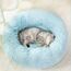 Nisrada Katzenbetten für Indoor-Katzen, 50cm, Hundebett für kleine Melium-große Hunde, waschbares, rundes Haustierbett für Welpen und Kätzchen, mit Rutschfester Unterseite