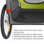 DOGGYHUT® Premium XL 2 in 1 Hundefahrradanhänger & Jogger 23-45 kg Fahrradanhänger für Hunde Hundeanhänger für Fahrrad Jogger 80106 (GRÜN Lemon)