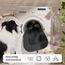 BEDSURE waschbar Hundekissen für Grosse Hunde - dünne Hundebette mittelgroße und Grosse Hunde, weiche und Bequeme Hundematte mit Rutschfester Unterseite- 104x69 cm,Dunkelgrau
