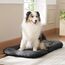 BEDSURE waschbar Hundekissen für Grosse Hunde - dünne Hundebette Grosse Hunde, Weiche und Bequeme Hundematte mit Rutschfester Unterseite- 120x74 cm, Dunkelgrau