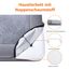 Amazon Basics Couchbett aus Schaumstoff für Hunde und Haustiere mit abnehmbarem Bezug, Grau, 91 x 69 x 17 cm (L x W x H)