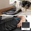 BEDSURE waschbar Hundekissen für Grosse Hunde - dünne Hundebette Grosse Hunde, Weiche und Bequeme Hundematte mit Rutschfester Unterseite- 120x74 cm, Dunkelgrau