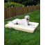 Favodormir Orthopädisches Hundebett Grosse Hunde 104x68cm,Beige Abnehmbare Wassericht Kunstleder-Hülle Hundekissen Hundematratze für Große Hunde,Komfortable & Kühlende für Innen- Und Außenbereich