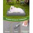 Favodormir Orthopädisches Hundebett Hunde 73x45cm,Abnehmbare Wassericht Kunstleder-Hülle Hundekissen Hundematratze für Hunde,Komfortable & Kühlende Für Innen- Und Außenbereich,Grau