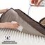 JOEJOY Orthopädisches Hundebett Mittelgroße Hunde,89x64x17cm, Memory Foam Hundekorb Waschbar und Wasserdicht, Eierkarton-Schaum Hundebett Orthopädisch, Abnehmbar Hundebett mit Hohem Rand, Dunkelbraun