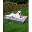 Favodormir Orthopädisches Hundebett Grosse Hunde 104x68cm,Abnehmbare Wassericht Kunstleder-Hülle Hundekissen Hundematratze für große Hunde,Komfortable & Kühlende Für Innen- Und Außenbereich,Grau
