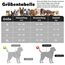 Funfox Hundegeschirr Mittelgroße Hunde, Anti Zug Brustgeschirr Verstellbares Geschirr Hund mit Griff Reflektorstreifen, No Pull Geschirr Hund für Kleine Mittlere Grosse Dog Harness Schwarz L