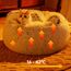 YAGE Beruhigendes Katzenbett,Flauschiges Plüsch-Kätzchenbett,waschbares Anti-Angst-Welpenbett,Haustierbett für kleine Hunde weicher Warmer Donut-Katzenschlafsack.No.: 015002802-0001(M-50cm)