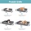 COZY KISS Orthopädisches Hundebett, 19cmDicke Hundesofa fur MittelgroBe Hunde.Abnehmbar und Waschbar Hundecouch,rutschfeste Unterseite, Wasserdichtes Innenfutter(Gris-L-Type,XL(122 * 81 * 19CM))
