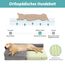 COZY KISS Orthopädisches Hundebett, 19cmDicke Hundesofa fur MittelgroBe Hunde.Abnehmbar und Waschbar Hundecouch,rutschfeste Unterseite, Wasserdichtes Innenfutter(Gris-L-Type,XL(122 * 81 * 19CM))