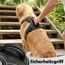 Funfox Hundegeschirr Mittelgroße Hunde, Anti Zug Brustgeschirr Verstellbares Geschirr Hund mit Griff Reflektorstreifen, No Pull Geschirr Hund für Kleine Mittlere Grosse Dog Harness Schwarz L