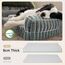 BEDSURE orthopädisches Hundebett Grosse Hunde - 106x76x18cm wasserdichtes Hundesofa mit Memory-Schaum & Eierkarton-Schaum, waschbarer und Abnehmbarer Cordbezug Hundecouch, grau