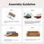 Bedsure ComfyFleece™ Orthopädische Hundebetten für extra große Hunde, wasserdichtes Memory-Schaum-XL-Haustierbett mit Seiten, rutschfest und Eierkisten-Schaum, Big Dog Couch Sofa mit waschbarem