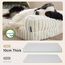 BEDSURE orthopädisches Hundebett Grosse Hunde - 122x89x20cm wasserdichtes Hundesofa mit Memory-Schaum & Eierkarton-Schaum, waschbarer und Abnehmbarer Cordbezug Hundecouch, Creme