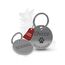 Hundemarke mit Gravur | Hundezubehör | Hundemarke personalisiert | Hundehalsband mit Namen | ⌀30mm | Edelstahl | Für Hundehalsband personalisiert | Katzen | Hunde | Tiere