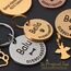 TMT Premium Stabile Hundemarke mit Gravur Edelstahl-Hunde-Anhänger | Wetterfestes Zubehör Dog Tag| Hundehalsband mit Namen und Telefonnummer | Hundemarke personalisiert mit Symbolen