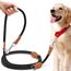 PETCOOZ Hundeleine 3M Verstellbare Schleppleine für Mittel- & Großhunde (20-60kg), Weicher Griff, 2 Karabiner & Sicherheitsringe, Vielseitige Doppelleine aus stabilem Nylon, Schwarz
