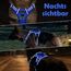 Funfox Hundegeschirr Mittelgroße Hunde [L] - Verstellbares Anti-Zug Brustgeschirr mit Griff & Reflektorstreifen, Atmungsaktives No Pull Hundegeschirr für Grosse/Kleine Hunde Outdoor Blau