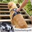 Funfox Hundegeschirr Mittelgroße Hunde [M] - Verstellbares Anti-Zug Brustgeschirr mit Griff & Reflektorstreifen, Atmungsaktives No Pull Hundegeschirr für Grosse/Kleine Hunde Outdoor Mistig Grau M