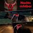 Funfox Hundegeschirr Mittelgroße Hunde [M] - Verstellbares Anti-Zug Brustgeschirr mit Griff & Reflektorstreifen, Atmungsaktives No Pull Hundegeschirr für Grosse/Kleine Hunde Outdoor Rot