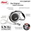 flexi® Comfort L Gurt 8 m schwarz, Roll-Leine für Hunde bis 50 kg