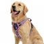 Funfox Hundegeschirr Mittelgroße Hunde, Anti Zug Brustgeschirr Verstellbares Geschirr Hund mit Griff Reflektorstreifen, No Pull Geschirr Hund für Kleine Mittlere Grosse Dog Harness Mosaik Rosa L