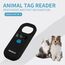 ISENVO Haustier ID Lesegerät, Haustier ID Pet Scanner, Wiederaufladbarer, RFID Mikrochip-Leser 134,2 kHz 125 kHz, Liest Haustierchips in FDX-B (ISO11784/11785) und EMID-Mikrochips, 15 Ziffern