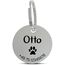 Meinearmbänder Hundemarke mit Gravur – personalisierbar mit Namen – 30 mm – Namensschild für Halsband – Anhänger für Hunde, Katzen & Welpen – inkl. Symbolauswahl