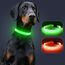 KOSKILL Leuchthalsband Hund Wiederaufladbare USB LED Hundehalsband Wasserdichtes Leuchtendes Hunde Halsband Einstellbare Super Helle für Kleine Mittlere Große Hunde (Grün, M)