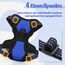rabbitgoo Hundegeschirr Kleine Hunde, Anti Zug Geschirr mit Kontrolle, No Pull Verstellbar Hundegeschirr Grosse Hunde, Atmungsaktiv Reflexstreifen Brustgeschirr Sichere Führung Blau XS