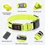KOSKILL Leuchthalsband Hund Wiederaufladbare USB LED Hundehalsband Wasserdichtes Leuchtendes Hunde Halsband Einstellbare Super Helle für Kleine Mittlere Große Hunde (Grün, M)